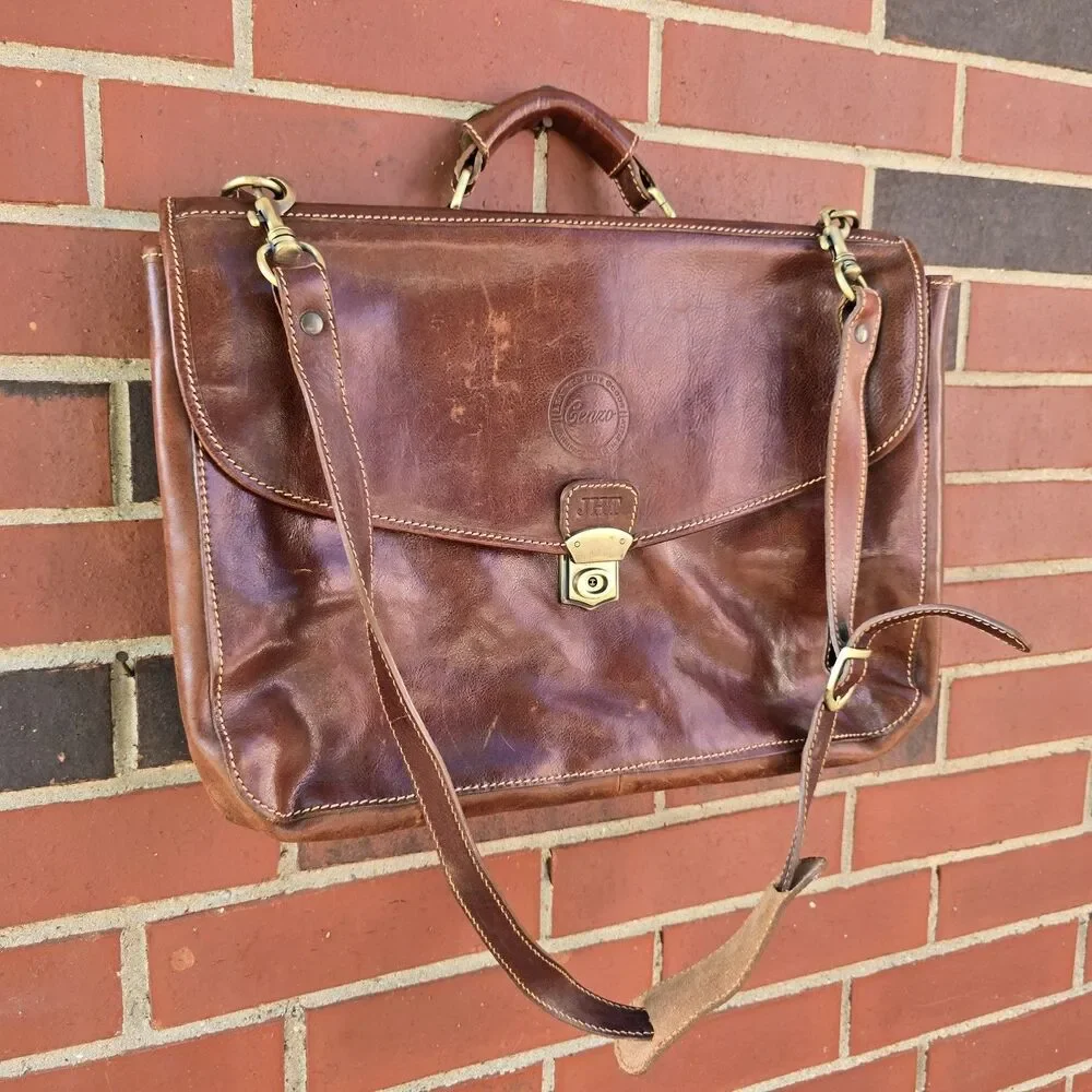 Cenzo brown leather